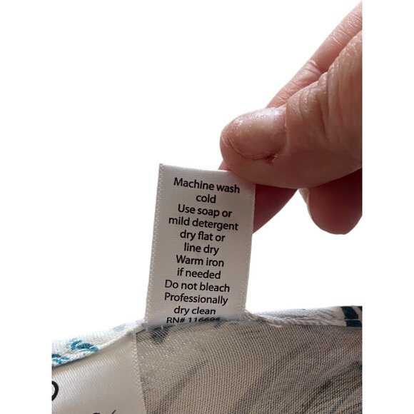 Goa Beachwear By Japna Swing Swim Cover Blue Size L Boho Beach Coastal Vacation - Picture 4 of 12